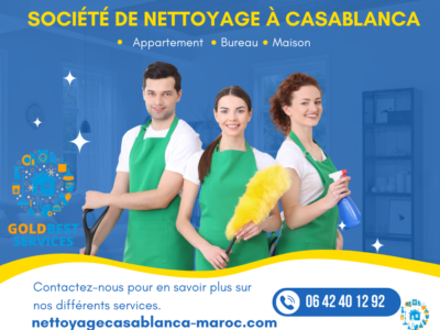 Femme de Ménage à Casablanca - GOLDBEST SERVICES : Votre Partenaire pour un Entretien Impeccable